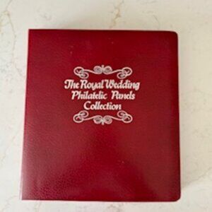 The Royal Wedding Philatelic Panels Collection of July 29, 1981 Book +Bonus Book